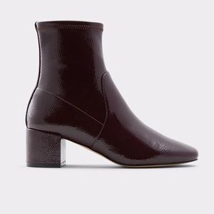 Aldo Myaii Burgundy Ankle Boot